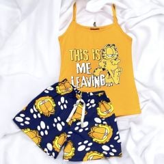 Garfield Desenli Pijama Takımı