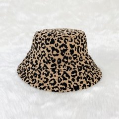 Leopar Desen Balıkçı Şapka
