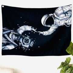 Astronot Tasarımlı Duvar Halısı