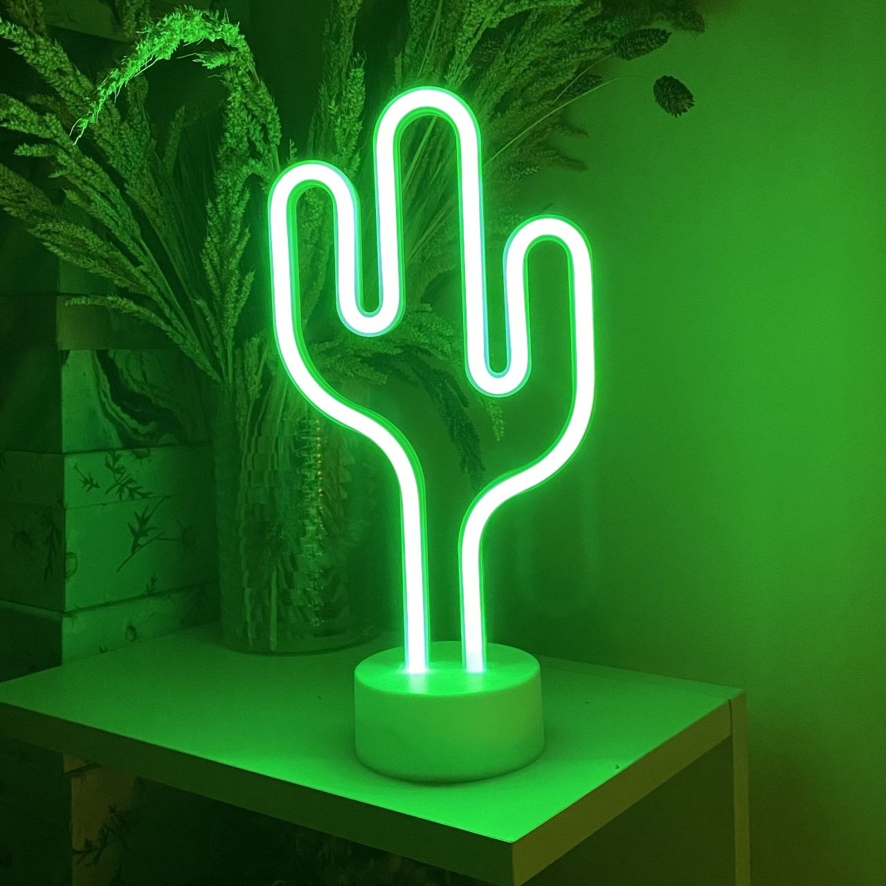 Kaktüs Neon Led Lamba