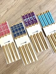 Bambu Çiçek Desenli Chopstick