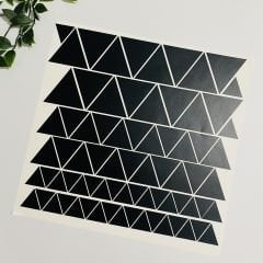 Piramit Desenli Sticker Seti