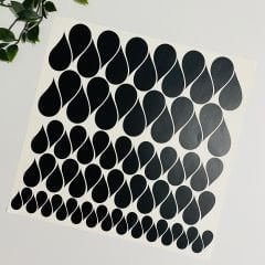 Damla Desenli Sticker Seti