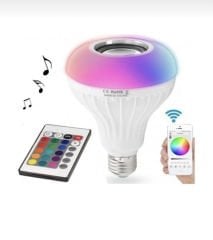 Rgb Uzaktan Kumandalı Bluetooth Hoparlör Led Ampul