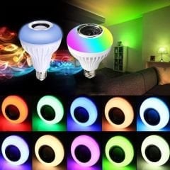 Rgb Uzaktan Kumandalı Bluetooth Hoparlör Led Ampul