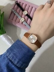 Oval Retro Minimal Saat