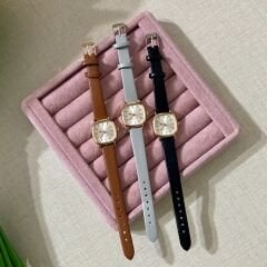 Oval Retro Minimal Saat